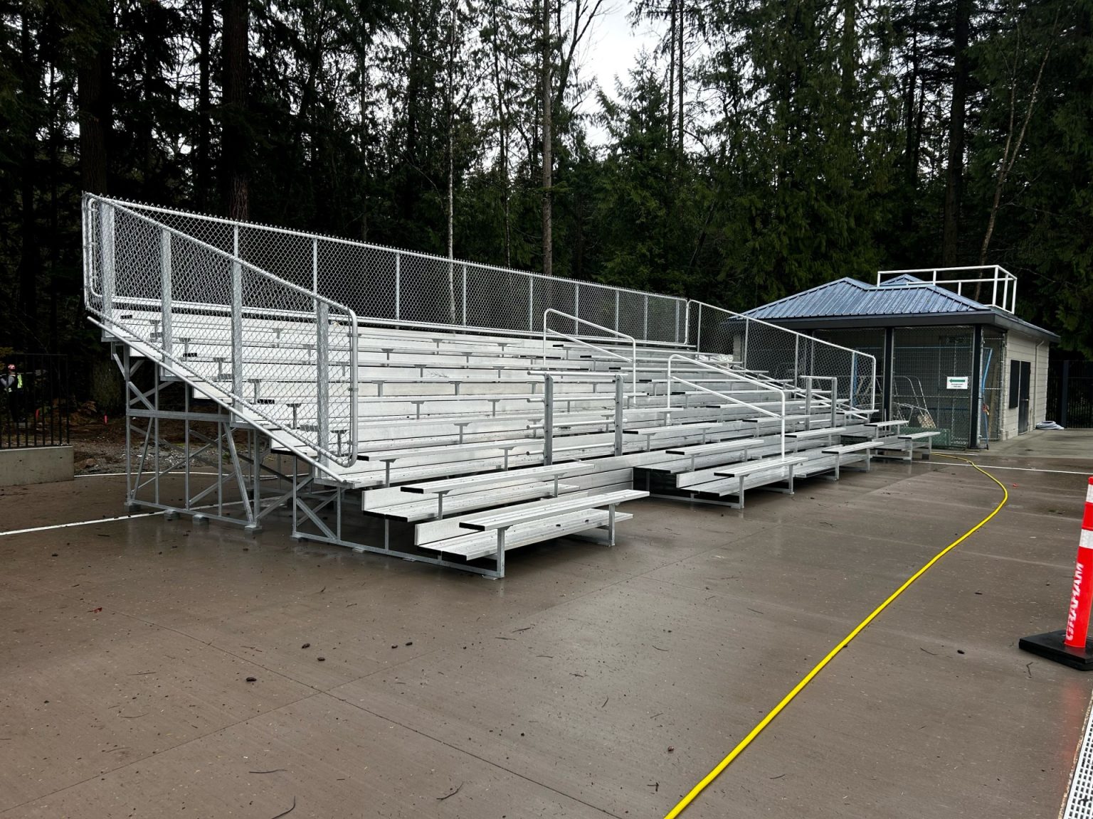 outdoor bleachers
